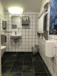 Økolariet - Toilette im Erdgeschoss