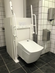 Økolariet - Toilette im Erdgeschoss