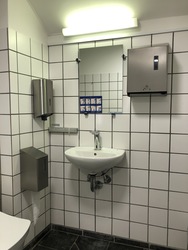 Økolariet - Toilette im Erdgeschoss