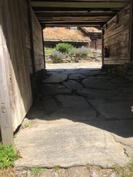 Frilandsmuseet -  Hovedindgangen og indretningen af området