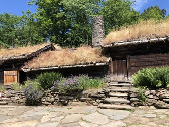 Frilandsmuseet -  Hovedindgangen og indretningen af området
