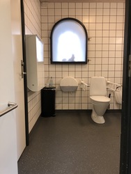 Ribe Vikingecenter - Toilette im Café