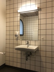 Ribe Vikingecenter - Toilette im Café