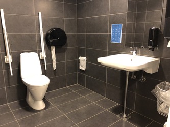 Roskilde Kongrescenter - Toilet ved mødelokalerne - 1. sal