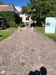 Københavns Universitet - Datalogisk Institut  bygning 1 - Indgang til undervisningslokaler og UP2