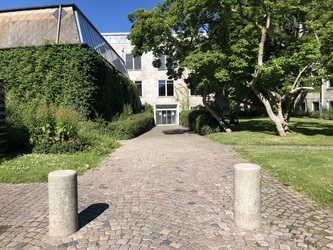 Københavns Universitet - Datalogisk Institut  bygning 1 - Indgang til undervisningslokaler og UP2
