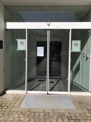 Københavns Universitet - Datalogisk Institut  bygning 1 - Indgang til undervisningslokaler og UP2