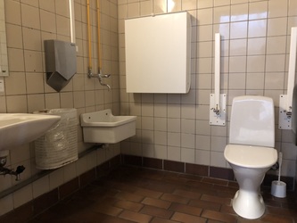 Valby Idrætspark - Valby Hallen - Toilet i stueplan