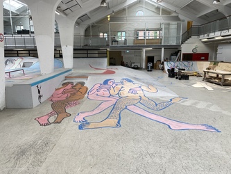Copenhagen Skatepark -  Via hovedindgangen