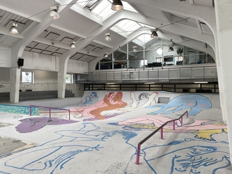 Copenhagen Skatepark -  Via hovedindgangen